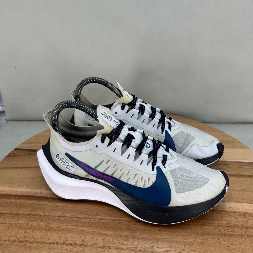 Nike Zoom Gravity Womens Running Shoes Grey Blue Purple BQ3203-007 Size 7
